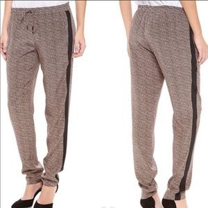 Vince silk pattern drawstring pants 👖